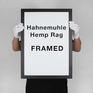 Printing: Hahnemuhle Hemp Rag | FRAMED