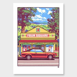 Beautiful sunday art print by ross murray