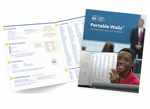 Portable Walls for Structure and Style® Students