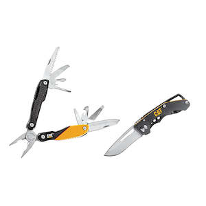 CAT Multi-Tool and Folding Skeleton Knife Set