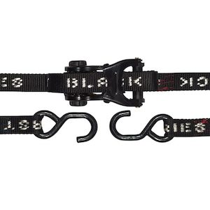 Aerofast: Aerofast Black Ratchet Tiedown Heavy Duty with Integrated Clamp 33mm