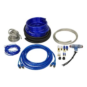 Automotive 1: Raptor Amplifier Kit 4ga Blue 1500w