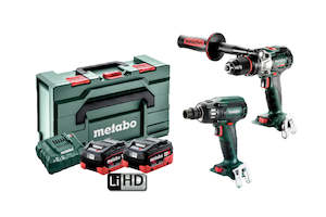 Metabo 18V Brushless Impact Wrench & Hammer Drill Kit