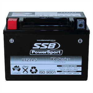 Motorcycle And Powersports Battery (Ytz14-S) Agm 12v 11.2ah 340cca Ssb High Performance