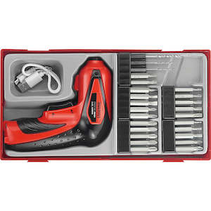 Cordless Tools: 26Pc 3.6V / 4.9Nm Power Screwdriver Set