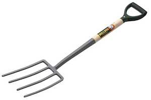 Bulldog Standard Garden Fork with Wood Handle