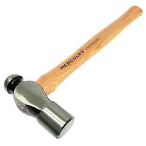 Hercules Ballpein Hammer Hickory Handle 4oz