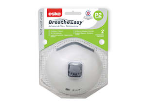 Safety Equipment: Esko - P2 Respirator with Valve Blister Pack (2)