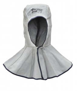 Welding Accessories: Welders Cap/Snood Grey leather