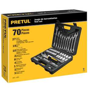 Pretul Toolset Mechanics 1/4 3/8 Drive 73 pce