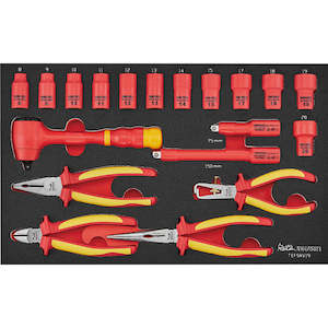 Teng 19pc Insulated Socket & Pliers Set EVA3