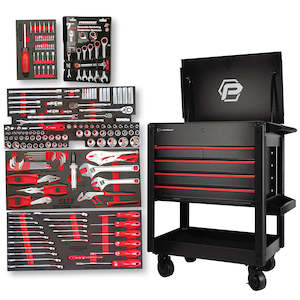 Tool Sets Kits: Powerbuilt 196pc Service Cart & Tools Kit