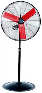 Powerbuilt 76cm High Velocity Pedestal Oscillating Fan