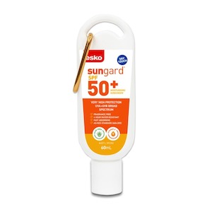 Summer Collection: SunGard SPF 50+ Sunscreen, 60ml Bottle with Carabiner Clip