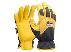 GOLD POWERMAXX RIGGER Soft Durable Premium  Leather Work Glove Size 8(M)