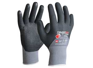 TOUCHLINE -3/4 Back Glove with micro dots, polyamide spandex with micro nitrile …