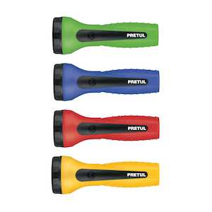 Pretul Rechargeable Flashlight Assorted Colour Bulk 100 Lumen