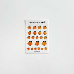 Tangerine Sticker (2ea)