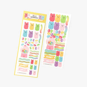 Stationery: Jelly Bear Seal Sticker