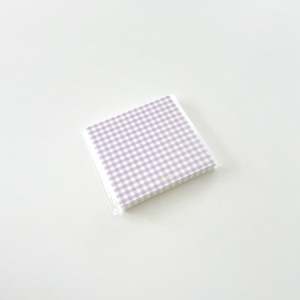 Gingham Memo Pad - LAVENDER