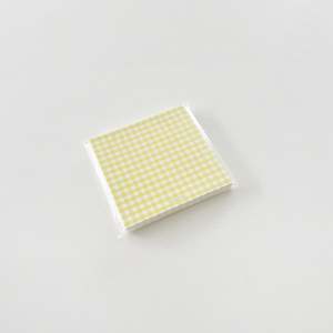 Gingham Memo Pad - LEMON