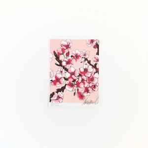 A5 Flower Poster - Cherry Blossom