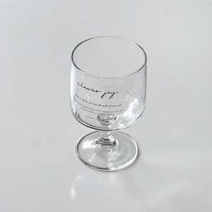 Lettering Goblet Cup