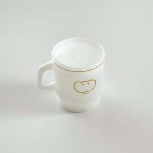 Milk Glass Cup - BREAD ver.