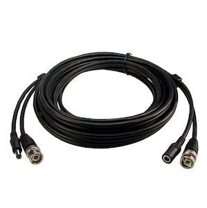 Stck: BNC Male to Male w/2.1mm Power Cable Male/ Female - 75W Cable