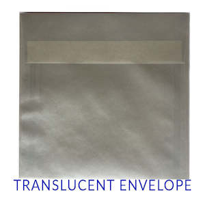 Translucent Silver - (170x170mm SQUARE)