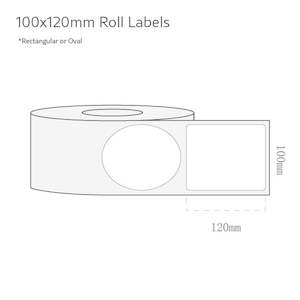 100x120mm Labels