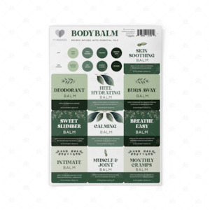 MyMakes : Body Balm - Label Sheet