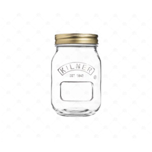 500ml Clear Glass Kilner Jars (12 pack)