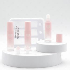 10ml dōTERRA Blush Roller Bottles with Rose Quartz Roller (3pk)