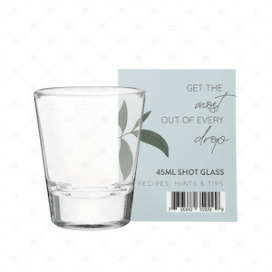 Internet only: Shot Glass & recipe guide