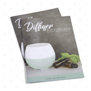 Internet only: Diffuser Blend Recipe Booklet - for home, health & family (Singular)