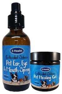 Colloidal Silver For Pets Animals: E-Health Pet Pack