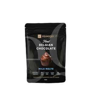 Equagold Finest Belgian Chocolate 35% Milk Melts 200g