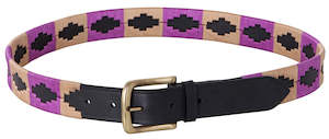 DOUBLE HILL LEATHER POLO BELT