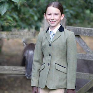 Equetech Junior Thornborough Deluxe Tweed Riding Jacket