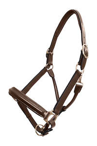 Platinum leather Halter