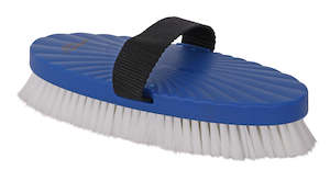 Blue tag soft bristle body brush