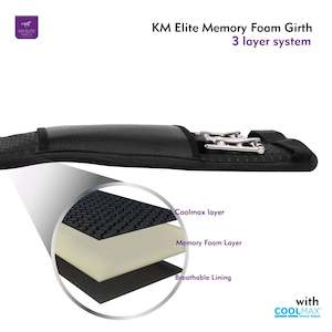 KM Elite Memory Foam Girth