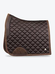 Dressage Saddle Pad, Brown – Suede