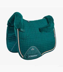 Merino Wool Dressage Saddle Pad, Green