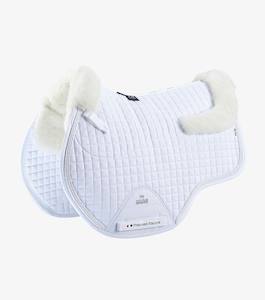 Merino Wool Jump Saddle Pad, White