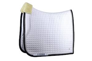 Saddle Pad PRO White & Black Dressage