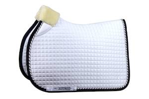 Saddle Pad PRO White & Black Jump