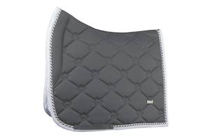 Saddle Pad Monogram Charcoal Dressage