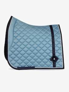 Dressage Saddle Pad, Aqua – Bow